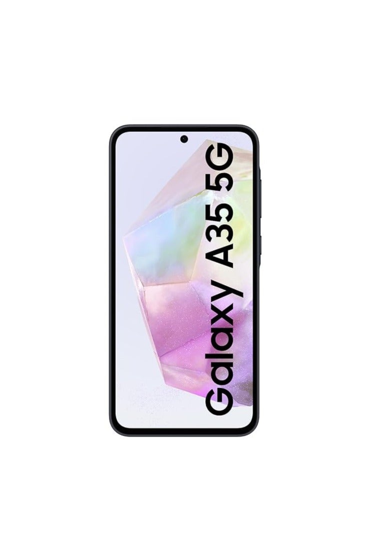سامسونج جالاكسي A35 5G مفتوح (الإصدار الهندي، أزرق رائع، 8 جيجابايت رام، 128 جيجابايت تخزين) | يعمل مع جميع شركات الاتصالات GSM | شريحتين SIM | شاشة سوبر AMOLED | كاميرا ثلاثية 50 ميجابكسل | بطارية 5000 مللي أمبير - Image 4