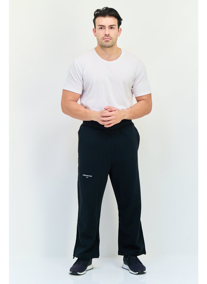 Adidas Men Sportswear Fit Outdoor Sweatpants, Black  - Image 4