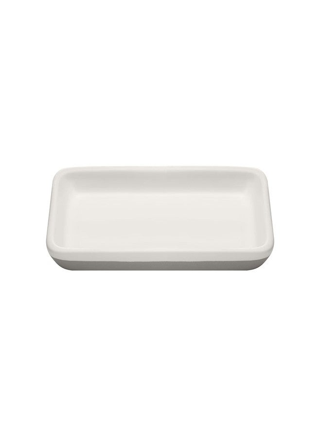 Full Circle Keep, Tray, Love Ceramic Bathroom & Kitchen Organizer Tray, White - Image 1