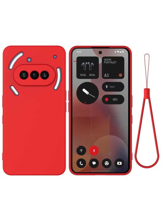 S-TOP Case For Nothing Phone 3a Pure Color Liquid Silicone Shockproof Phone Case - Image 1