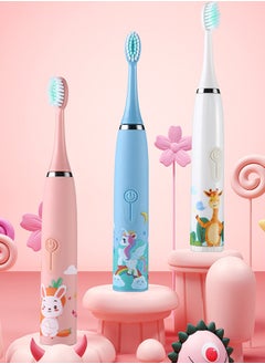 Kids Battery Powered Toothbrush, Children Sonic Toothbrushes with 6 Brush Heads, Giraffe, White - pzsku/ZAE04FC48084A0B58E113Z/45/_/1711001561/12ba7526-1582-47c1-b880-3f7d32dbb942