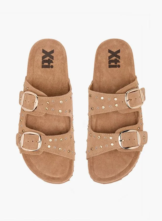 إكستي Women Embellished Leather Sandal
