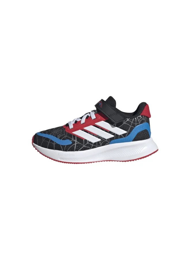 Adidas Adidas Runfalcon Spider-Man El C U Black Running Shoes For Kids