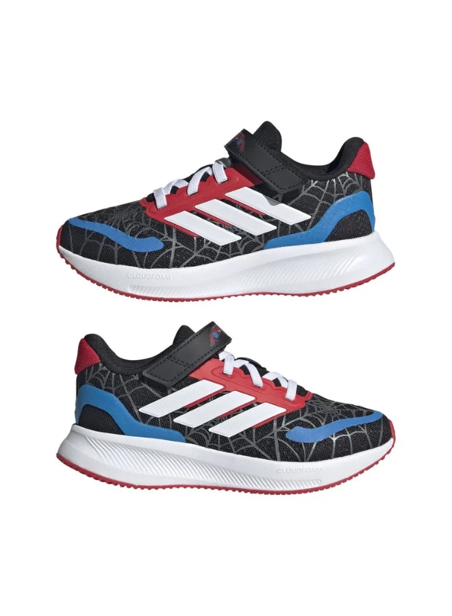 Adidas Adidas Runfalcon Spider-Man El C U Black Running Shoes For Kids