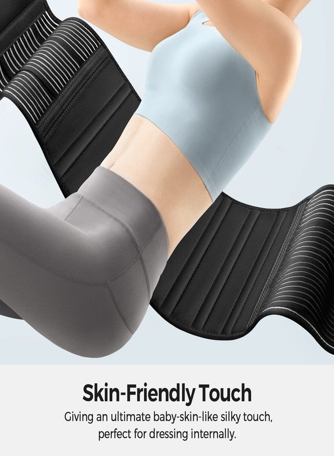 فري تو دعامات الظهر FREETOO لتخفيف آلام أسفل الظهر مع 6 دعامات، حزام دعم الظهر قابل للتنفس للرجال/النساء للعمل، حزام دعم قطني مضاد للانزلاق مع شبكة من 16 فتحة لعرق النسا (M) - Image 5