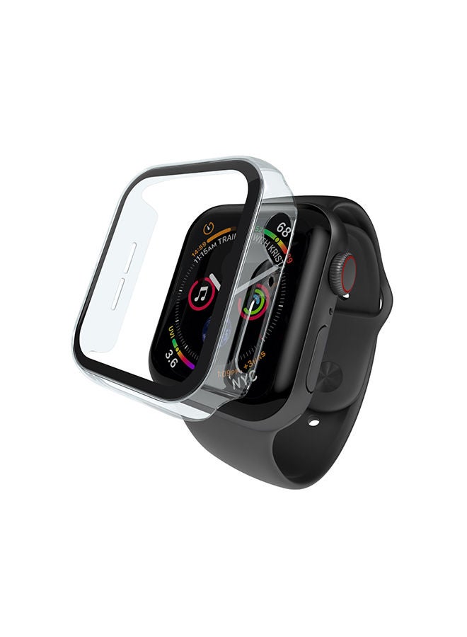 NIBEMINENT Shock Proof Watch Protectors With Touch Sensitive Tempered Glass For Apple Series 6/5/4/SE - 40mm Clear - Image 1