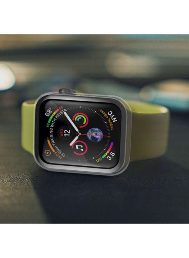 NIBEMINENT Shock Proof Watch Protectors With Touch Sensitive Tempered Glass For Apple Series 6/5/4/SE - 40mm Clear - Image 5