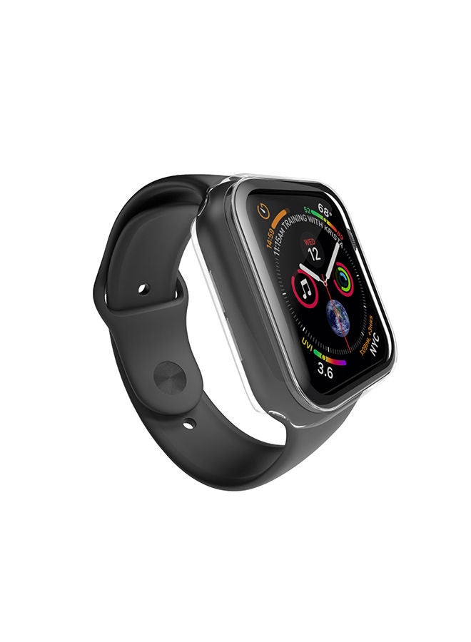 NIBEMINENT Shock Proof Watch Protectors With Touch Sensitive Tempered Glass For Apple Series 6/5/4/SE - 40mm Clear - Image 2