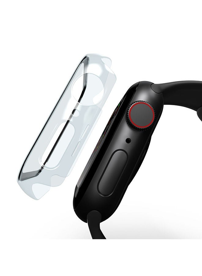 NIBEMINENT Shock Proof Watch Protectors With Touch Sensitive Tempered Glass For Apple Series 6/5/4/SE - 40mm Clear - Image 3