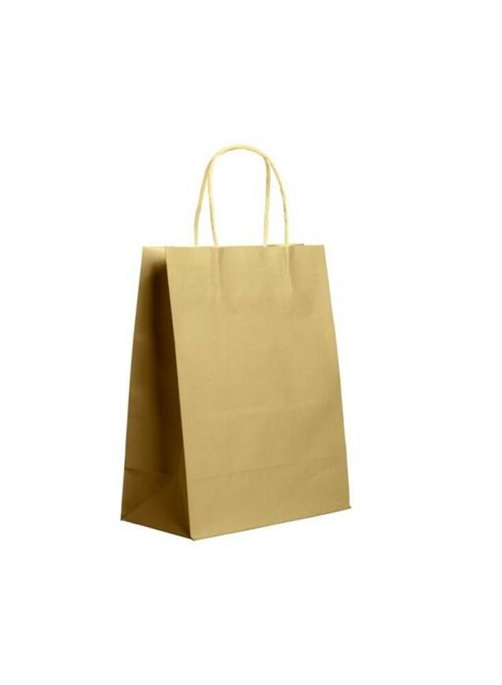 Promass Kraft Paper Bags With Twisted Paper Handle A4 Size 12 Pcs / Pack