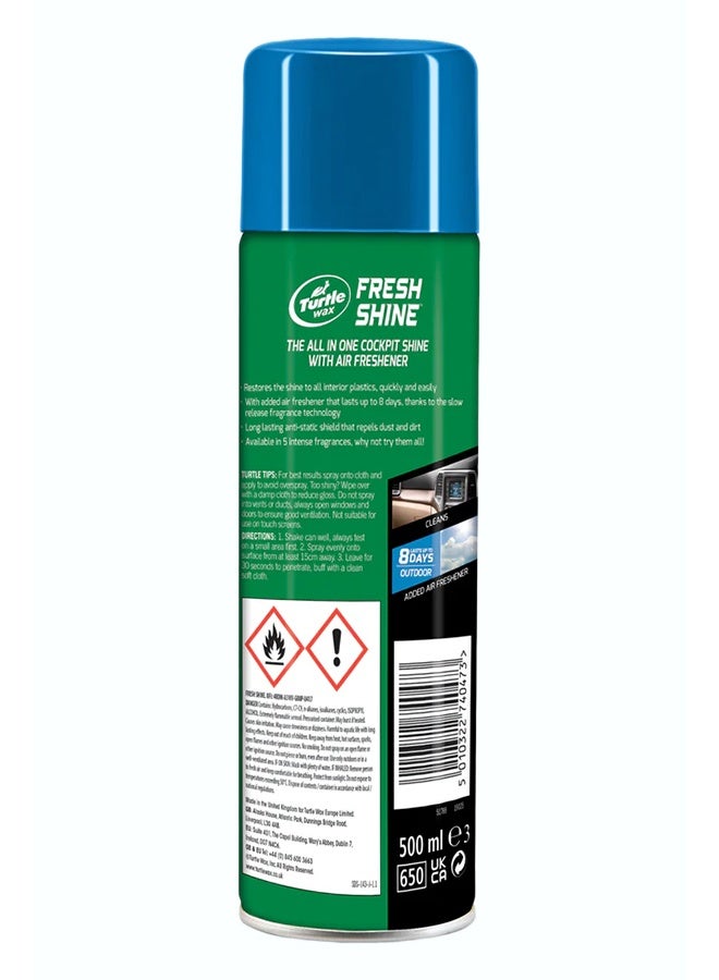تيرتل واكس ترتل واكس ملمع ومعطر لصالون السيارة 500مل - رائحة الهواء الطلق - Image 3