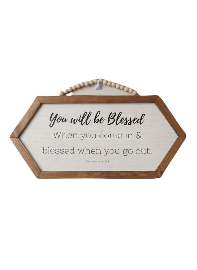Words Co. - You Will Be Blessed Woden Decor - Image 1