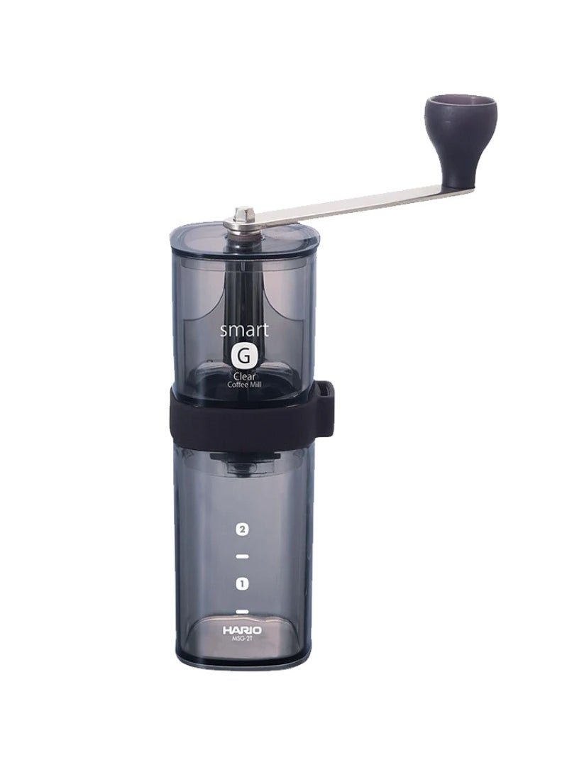 Hario Smart G Manual Coffee Grinder, Clear Black  - Image 1