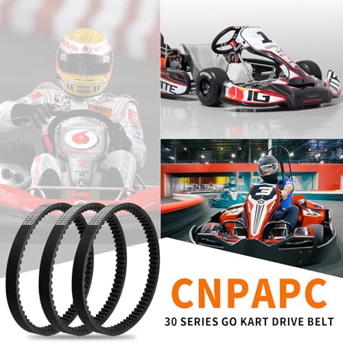 CNPAPC 3pcs 30 Series Go Kart Drive Belt Replaces Manco 5959 / Comet 203589 Tapered one Side - Image 5