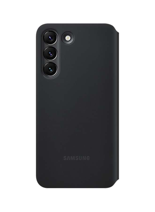 NIBEMINENT Galaxy S22 Clear Cover with Stand Black - Image 2