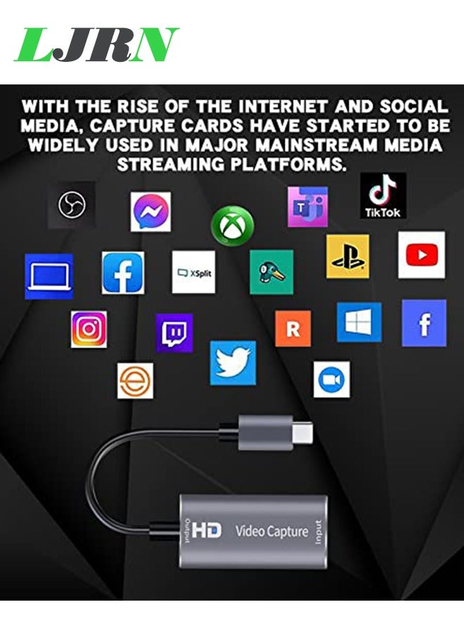 LJRN محول USB C إلى HDMI لشاشة 4K HDMI إلى USB C محطات إرساء لابتوب MacBook Pro كابل USB Type C إلى HDMI لجهاز iPad Air USBC إلى HDMI Dongle لجهاز MacBook Pro و MacBook Air و iPad Pro و Pixelbook و XPS و Galaxy والمزيد - Image 4