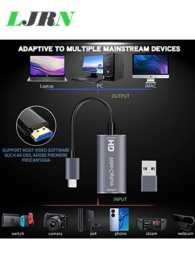 LJRN محول USB C إلى HDMI لشاشة 4K HDMI إلى USB C محطات إرساء لابتوب MacBook Pro كابل USB Type C إلى HDMI لجهاز iPad Air USBC إلى HDMI Dongle لجهاز MacBook Pro و MacBook Air و iPad Pro و Pixelbook و XPS و Galaxy والمزيد - Image 5