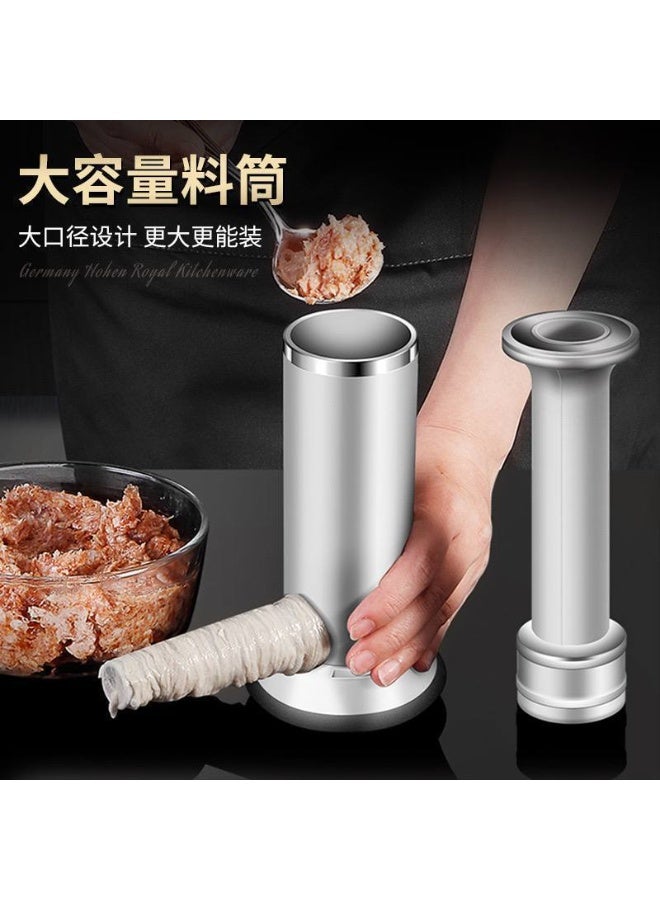 NAMA 1 Set Sausage Stuffer Machine Hand Operated Sausage Stuffing Maker Meat Ball Maker Sausage Filling Tool for Home Kitchen - Image 4