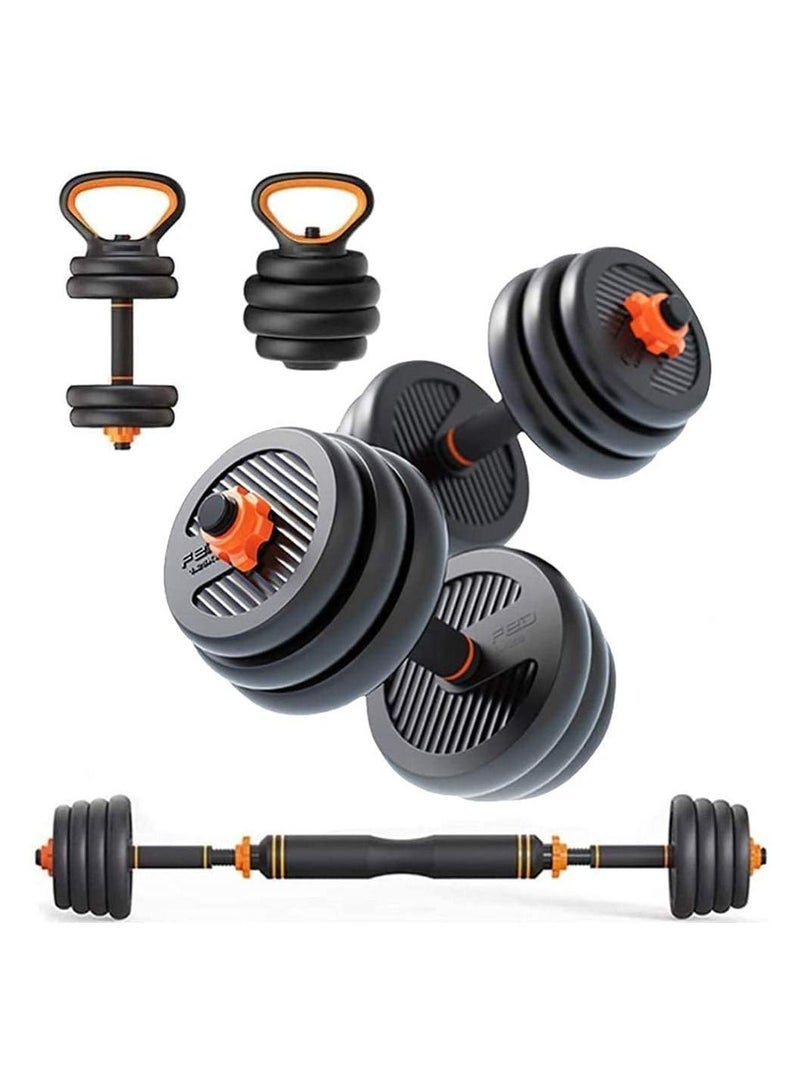 ULTIMAX Adjustable Dumbbell & Barbell Set with Kettlebel-20Kg - Image 1