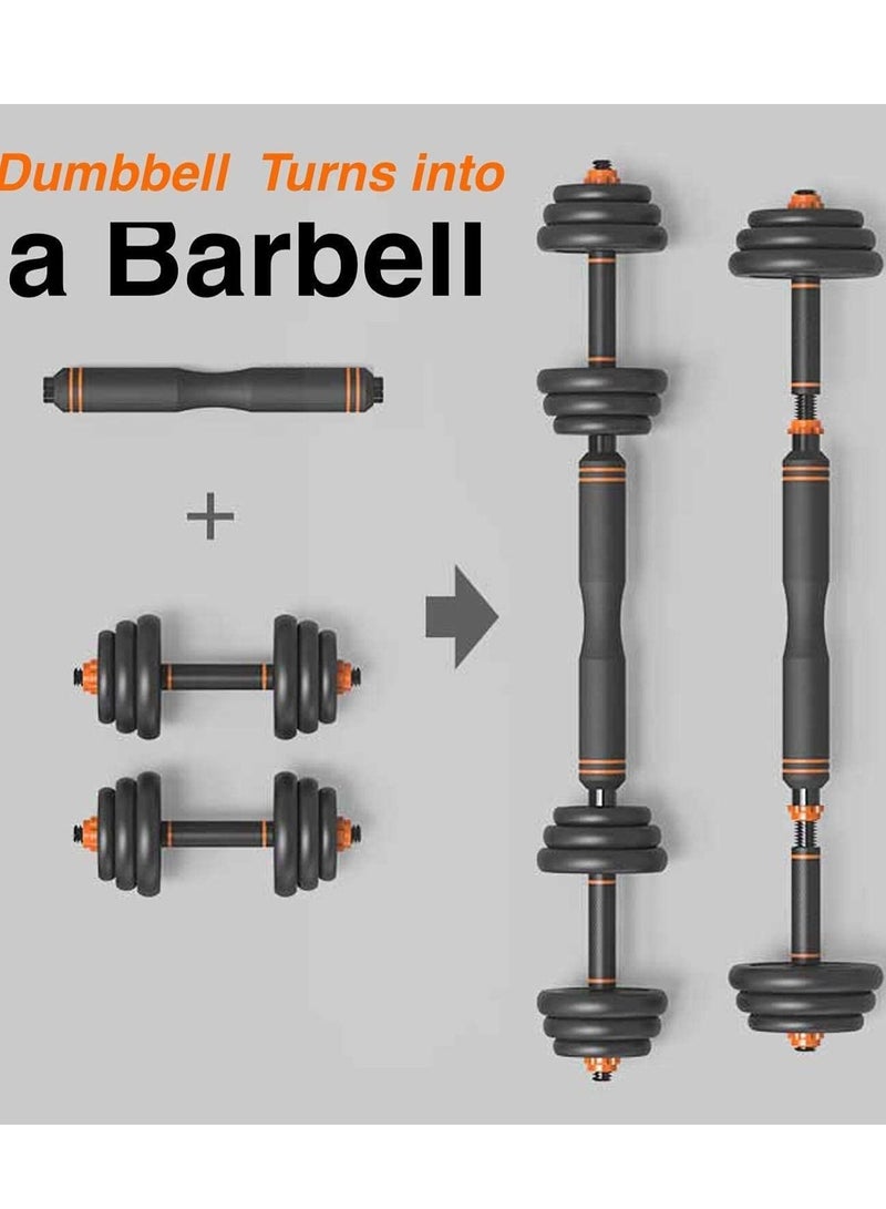 ULTIMAX Adjustable Dumbbell & Barbell Set with Kettlebel-20Kg - Image 4