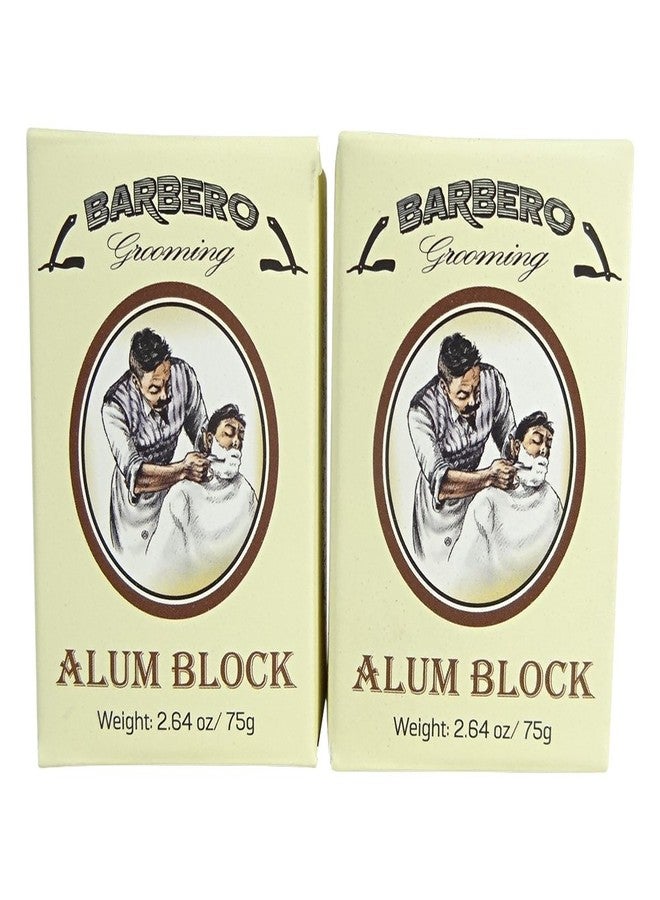 Barbero Alum Block 2.64 oz / 75 g Pack of 2 - Image 1