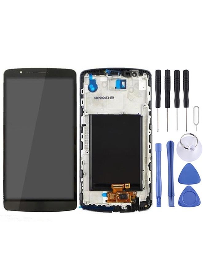 erorex Replacement LCD Display + Touch Panel with Frame for LG G3 / D850 / D851 / D855 / VS985 Black - Image 1