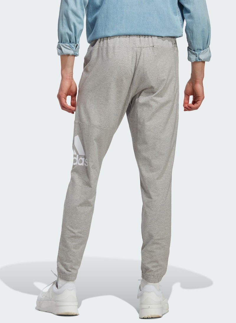 Adidas Essential Logo Tapered Joggers - Image 2