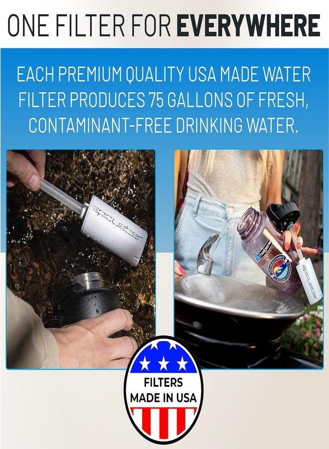 Epic Water Filters Nalgene OG Water Bottle with Filter, USA Made, BPA Free, Removes 99.99% Tap Water Contaminants, Forever Chemicals, LeClair Art, 48 oz - Image 5