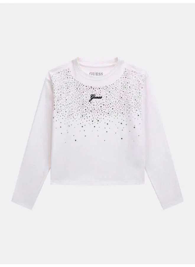 GUESS Kids Printed Crew neck T-Shirt