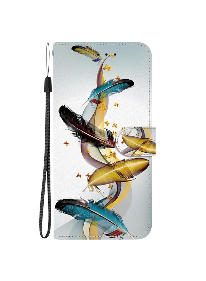 S-TOP Case For Samsung Galaxy A55 5G Crystal Texture Colored Drawing Leather Phone Case - Image 2