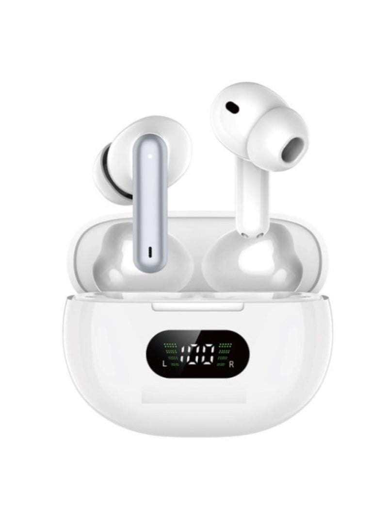 Haing Wireless Earbude With Charging Box White - Image 1