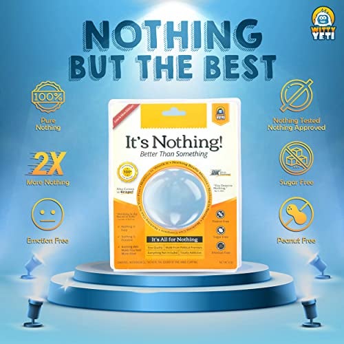 Witty Yeti Super Funny, The Gift of Nothing Gag Gift. Hilarious Practical Joke for The Person Who Has Everything Fun Xmas Prank for Friends. Great Family Friendly Christmas Stocking Stuffer - Image 5