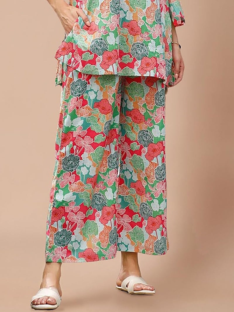 Tee Projekt Co Ord Set for Women Stylish | Ethnic Co Ord Set for Women Multicolour - Image 5
