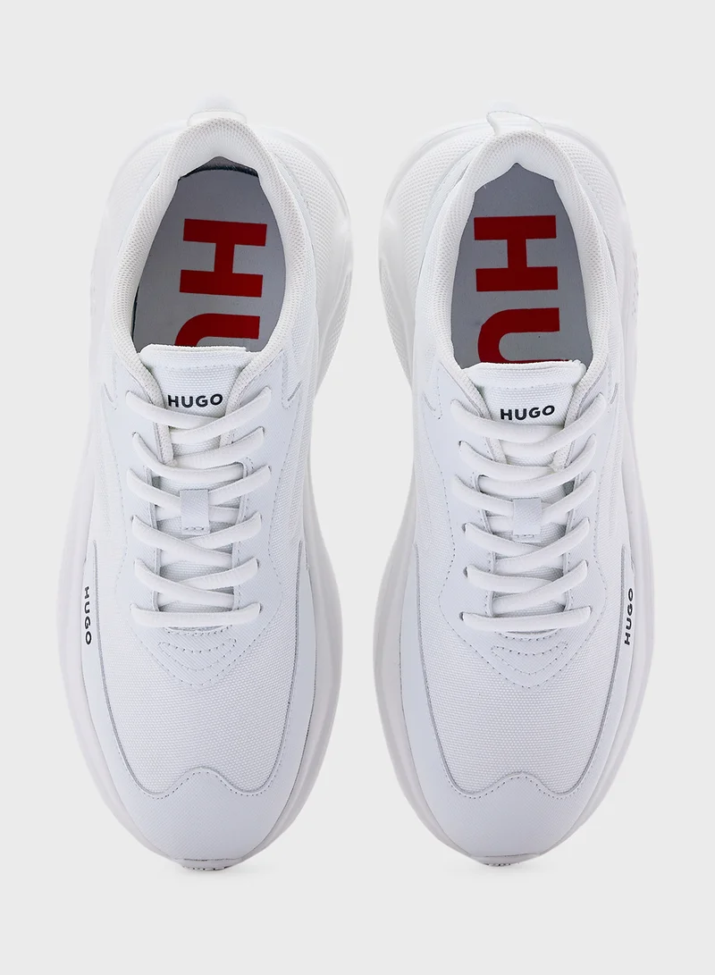 HUGO Leon Plain Low Top Sneakers