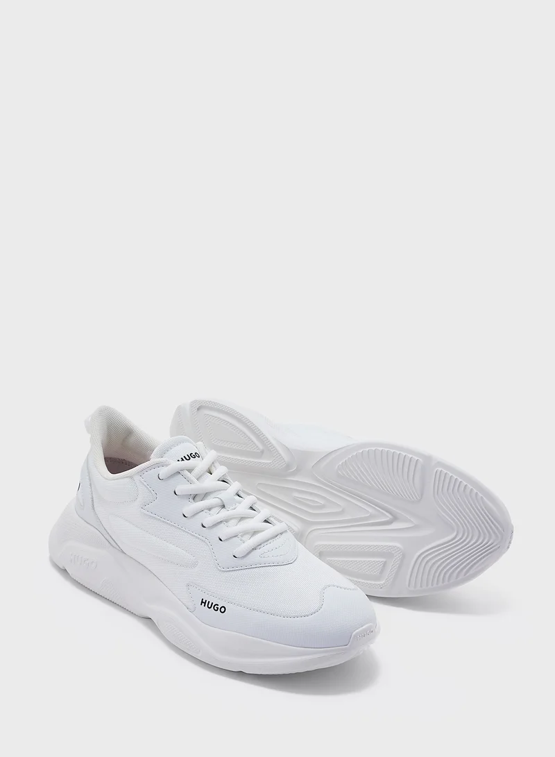 HUGO Leon Plain Low Top Sneakers