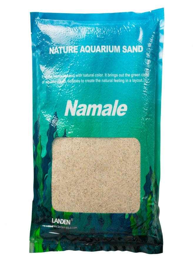 LANDEN Namale Aquarium Sand 2L(Approx 7 lbs), Super Natural Sand for Aquarium Landscaping, Cosmetic Sand for Fish Tank, Fine Grain Substrate for Freshwater or Blackwater Biotope Tank - Image 1