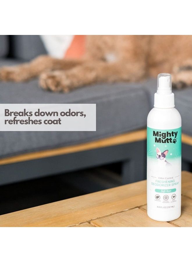 Mighty Mutt Natural Deodorizing Dog Spray | Odor Control and Freshening | Dog Spray for Smelly Dogs | Hypoallergenic, Calming and Moisturizing | 8oz - Image 2