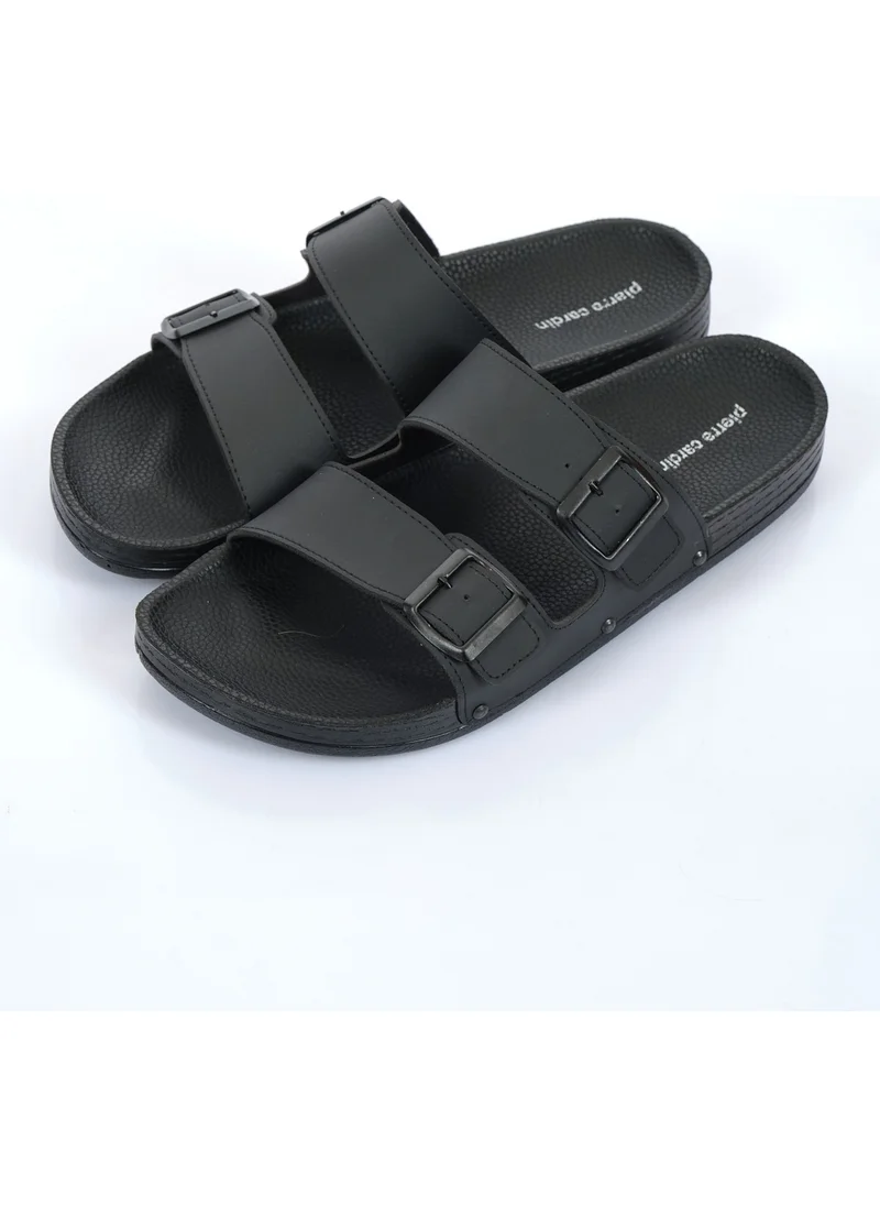 بيير كاردان Black Men's Slippers 2SPC7038