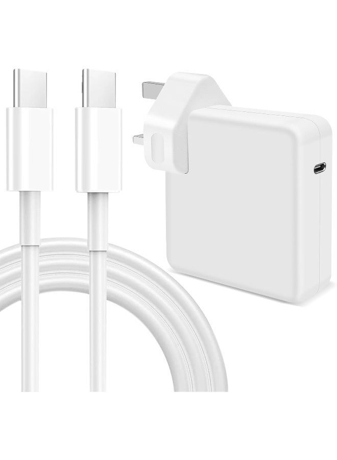 Apluynm 96W Super Fast Charger, MacBook Pro Charger，Laptop Charger for MacBook Air USB C, Compatible with MacBook Pro 16,15,14,13 inches, iPad Pro 12.9, 11inches and all USB C devices, 2M Cable - Image 1