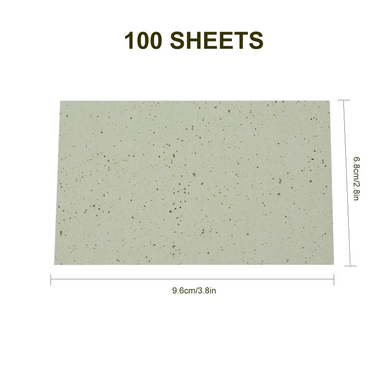 100 Sheets Facial Absorbent Paper Oil Absorbing Sheets Oil Blotting Paper Bamboo Charcoal Oil Control Tissues Paper - Image 5
