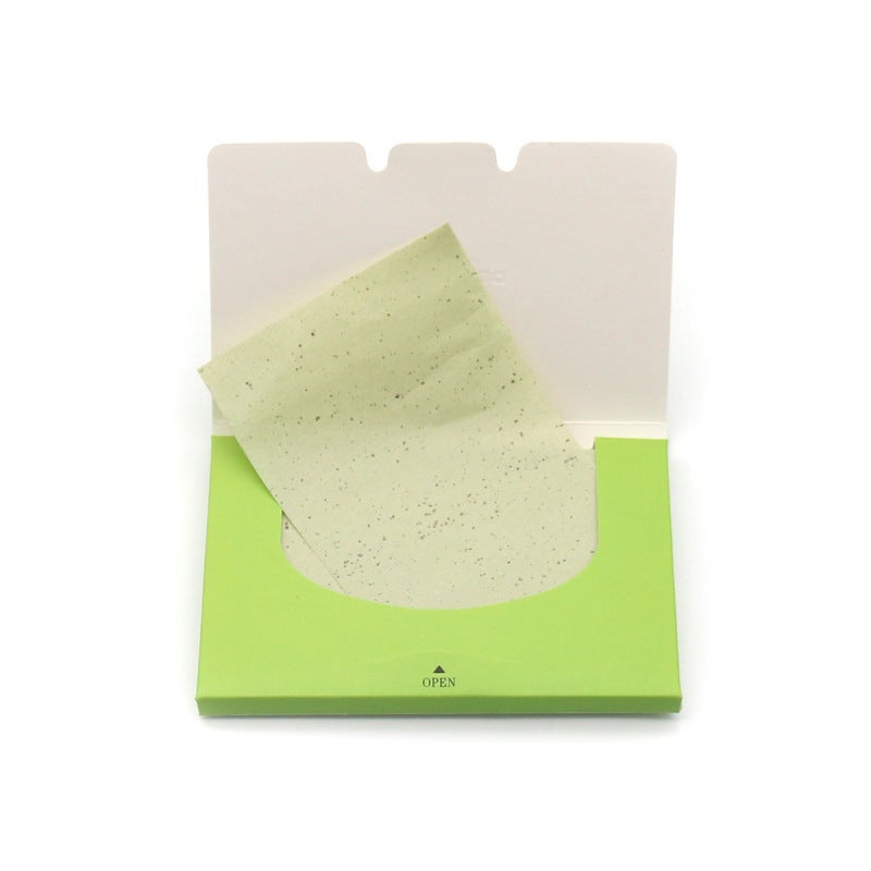 100 Sheets Facial Absorbent Paper Oil Absorbing Sheets Oil Blotting Paper Bamboo Charcoal Oil Control Tissues Paper - Image 3