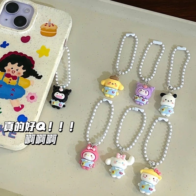 Cute Cartoon Keychain Sanrio Pendant Kindergarten Gift [1] Pacha dog 