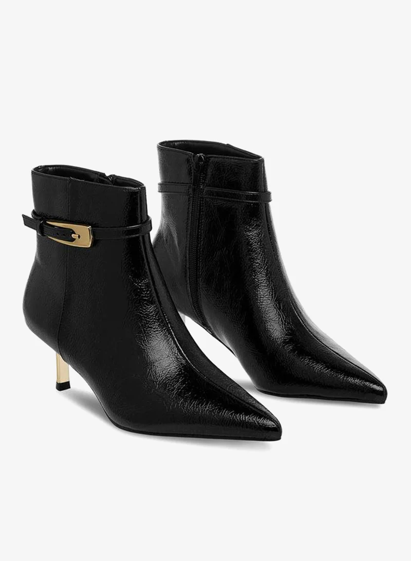 Celeste Women Buckle Detail Ankle Boots