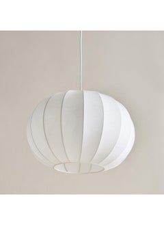 هوم بوكس مصباح معلق بإطار معدني من Collett E27 مع غطاء من القماش - 40x40x26 سم  - Image 3