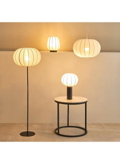 هوم بوكس مصباح معلق بإطار معدني من Collett E27 مع غطاء من القماش - 40x40x26 سم  - Image 5