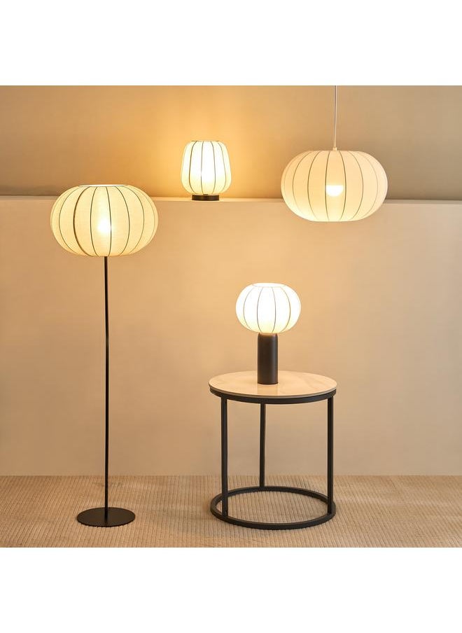 Home Box Collett E27 Metal Frame Pendant Lamp with Fabric Shade - 40x40x26 cm  - Image 5