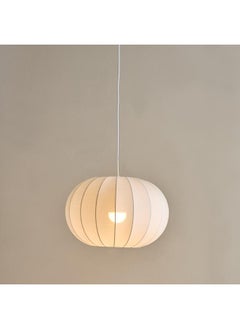هوم بوكس مصباح معلق بإطار معدني من Collett E27 مع غطاء من القماش - 40x40x26 سم  - Image 2