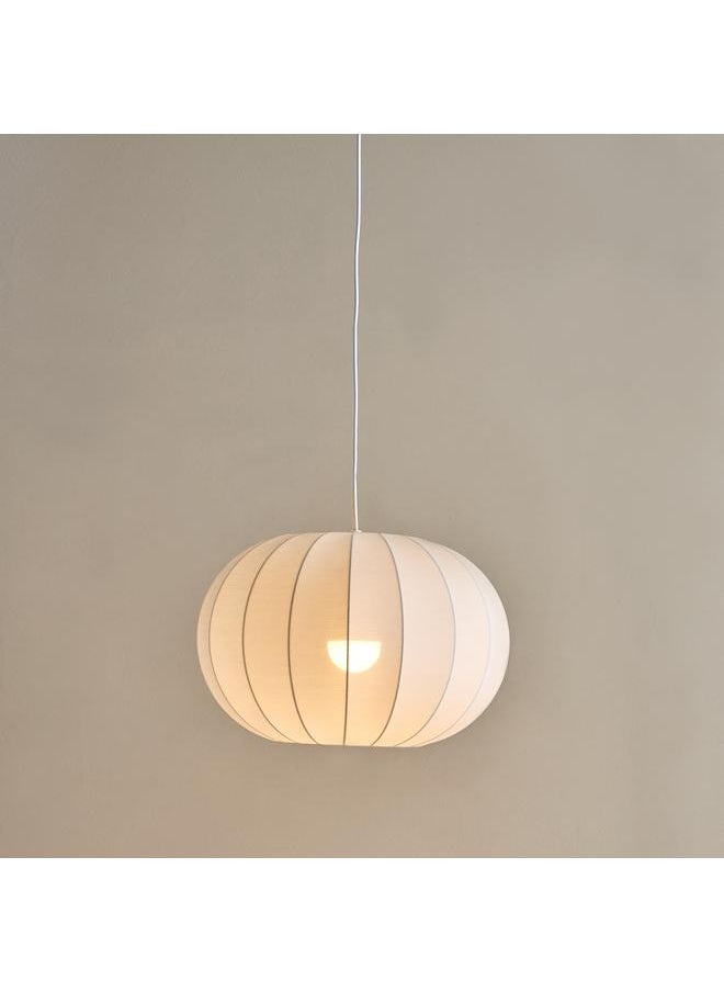 Home Box Collett E27 Metal Frame Pendant Lamp with Fabric Shade - 40x40x26 cm  - Image 2