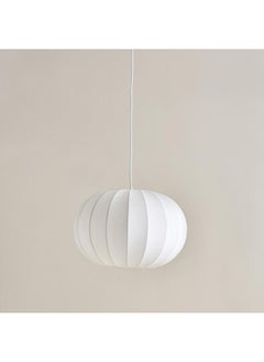 هوم بوكس مصباح معلق بإطار معدني من Collett E27 مع غطاء من القماش - 40x40x26 سم  - Image 1