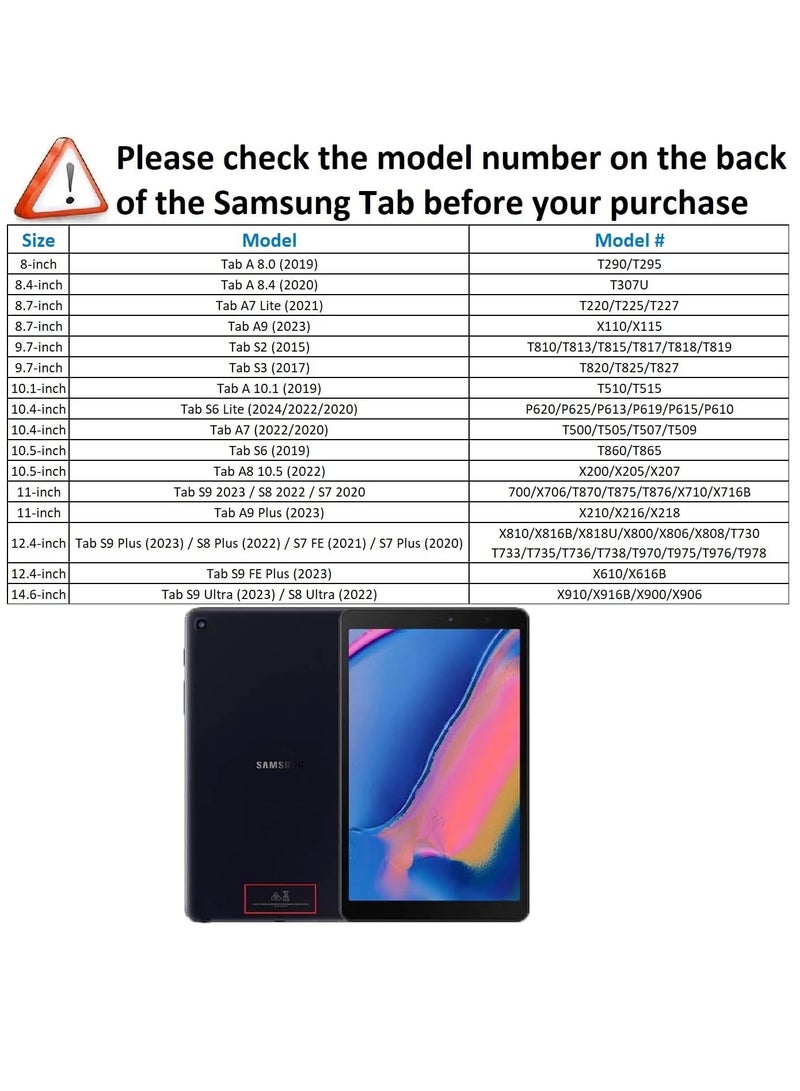 DUSALA 360 Degree Rotating Stand Auto Sleep Wake Folio Leather Smart Cover for Samsung Galaxy Tab S6 Lite 10.4 -Inch (SM-P615) - Image 2